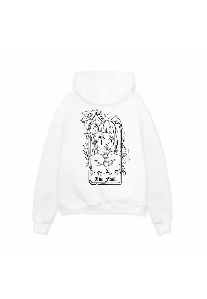 The Fool white hoodie.webp
