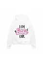 White Hoodie I’m a Barbie girl.webp