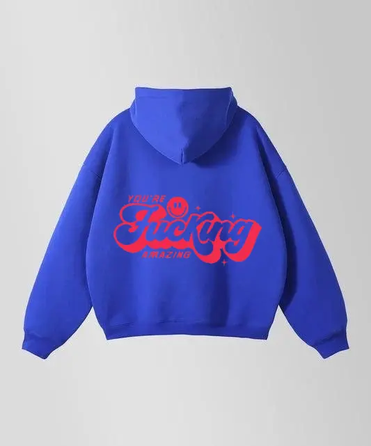 Royal blue hoodie back.webp